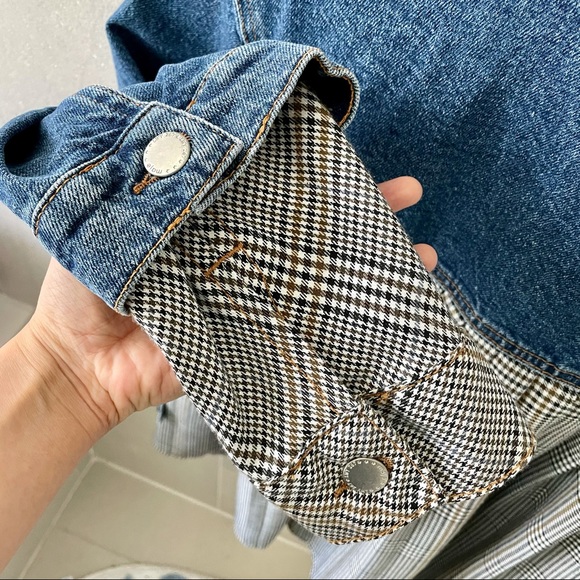 Maje DENIM TROMPE L’OEIL JACKET - Picture 12 of 16